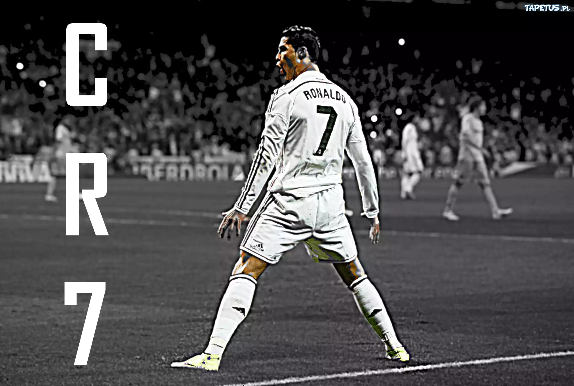 Cristiano Ronaldo, CR7, Ronaldo, Real Madryt, Piłkarz, Piłka Nożna, Football