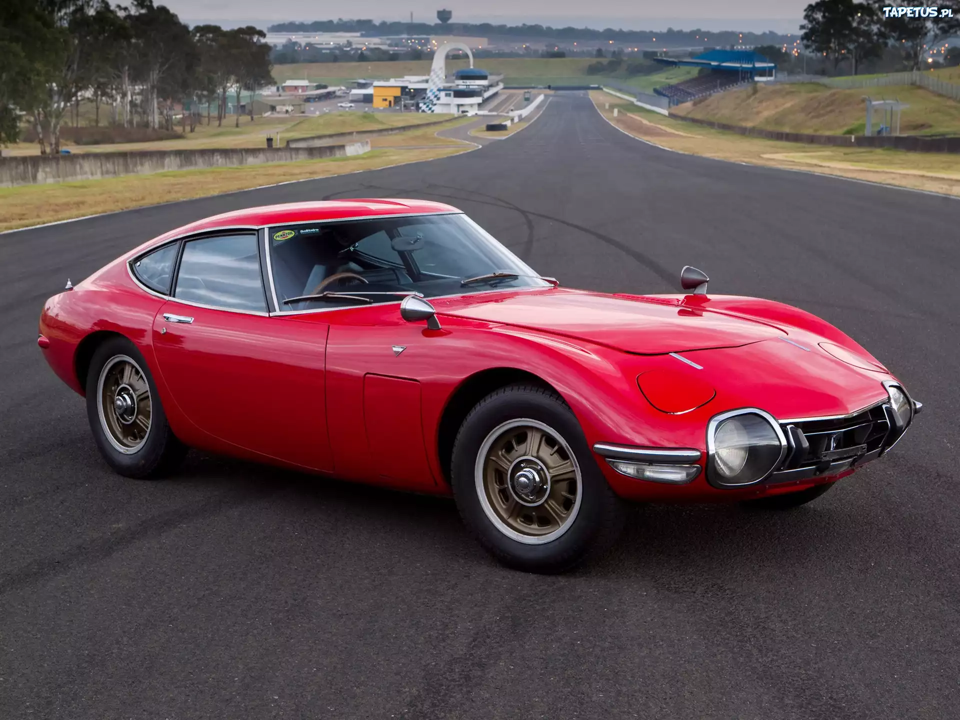 Zabytkowa, Toyota, 2000GT, 1967, Tor, Wyścigowy