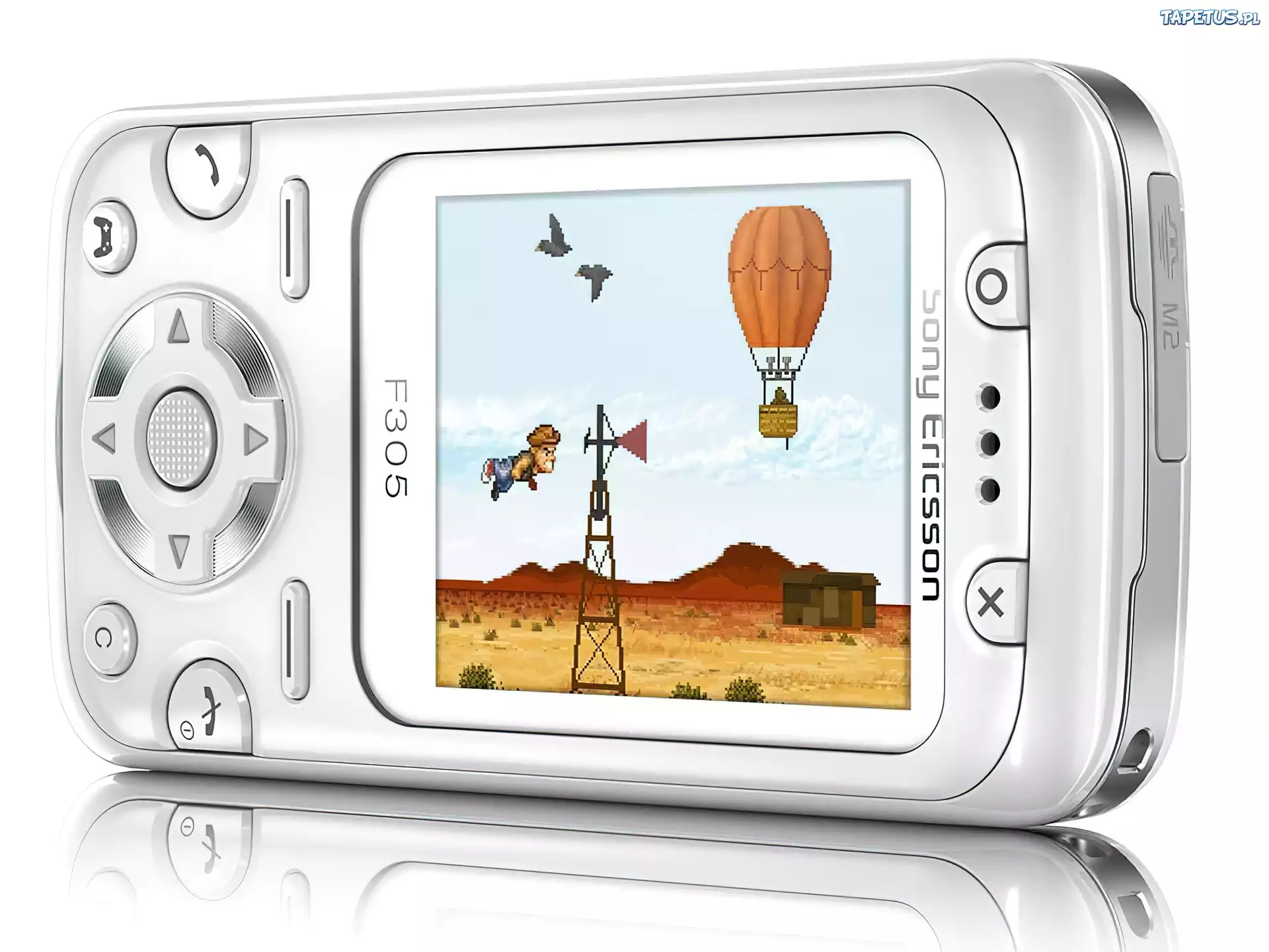 Sony Ericsson F305, Ekran