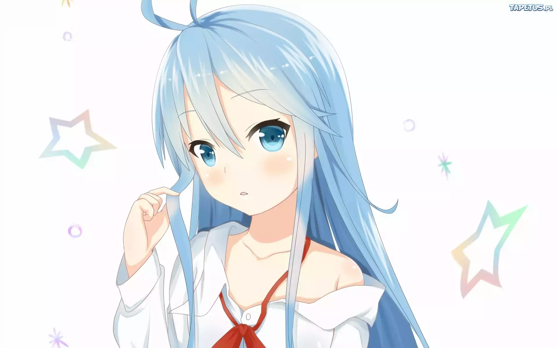 Dziewczyna, Gwiazdy, Kółka, Manga, Anime