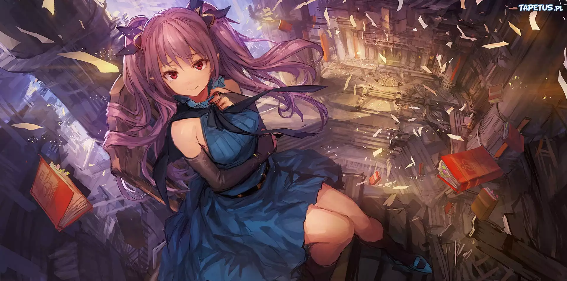 Dziewczyna, Książki, Anime