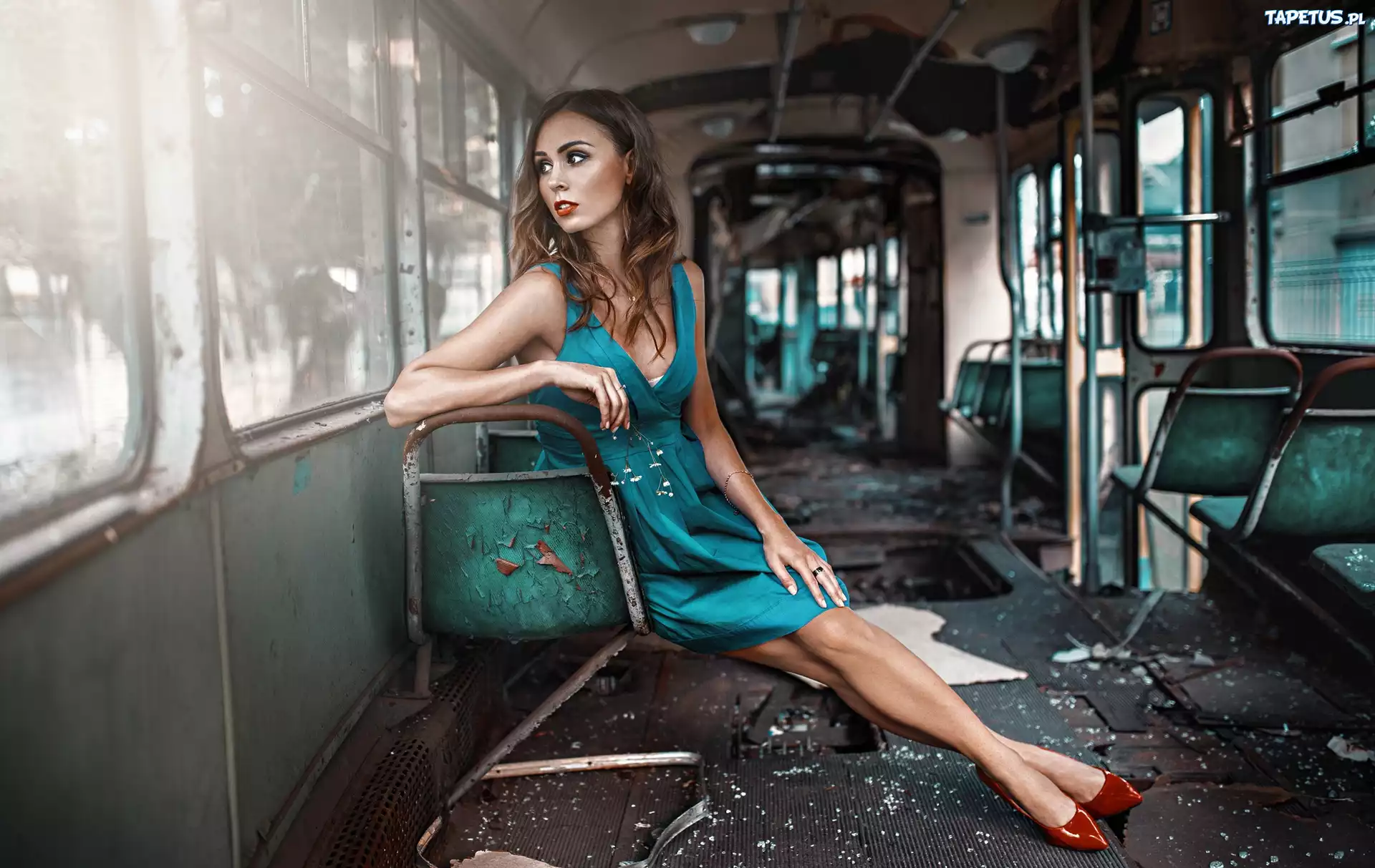 Autobus, Kobieta
