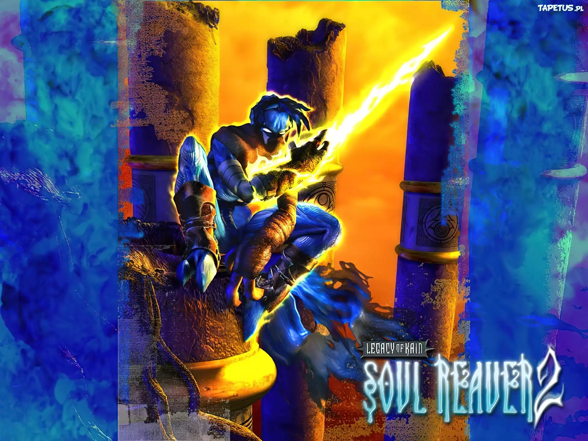 Legacy Of Kain Soul Reaver 2, postać, potwór, ogień
