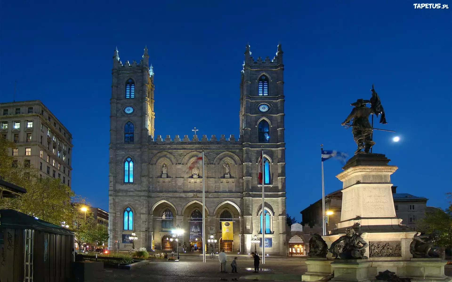 Kanada, Montreal, Kościół, Pomnik, Ludzie
