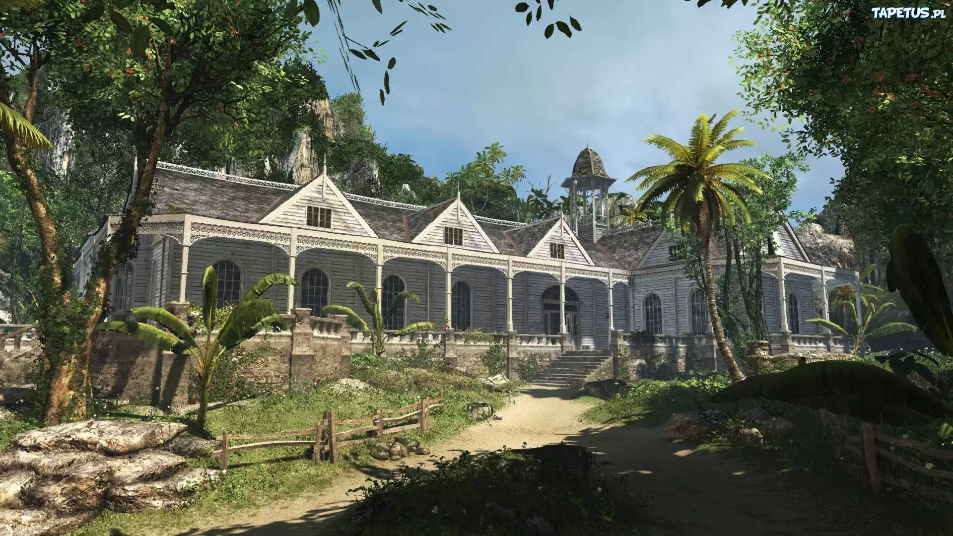 Assassins Creed IV Black Flag, Rezydencja, Architektura, Posiadłość, Karaiby