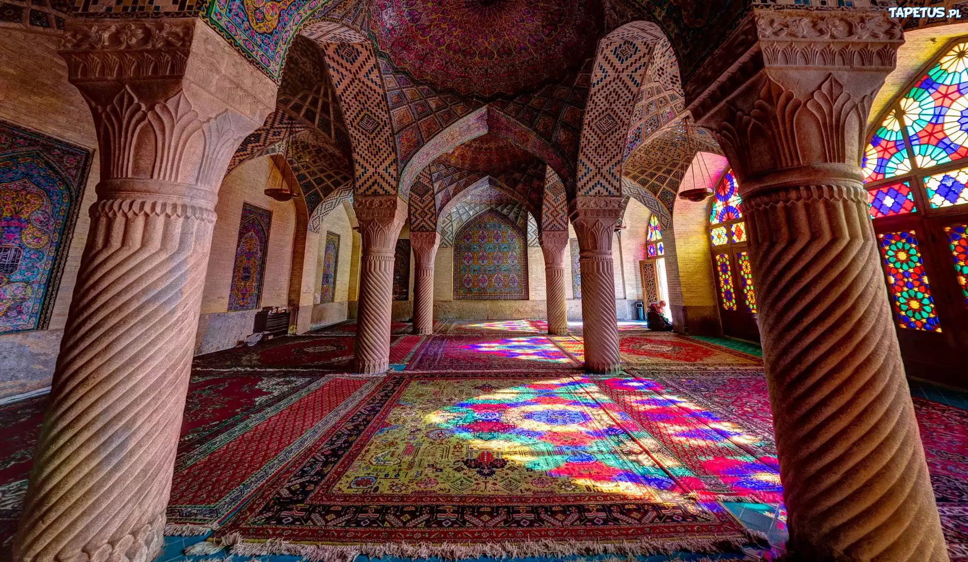 Wnętrze, Meczet, Iran