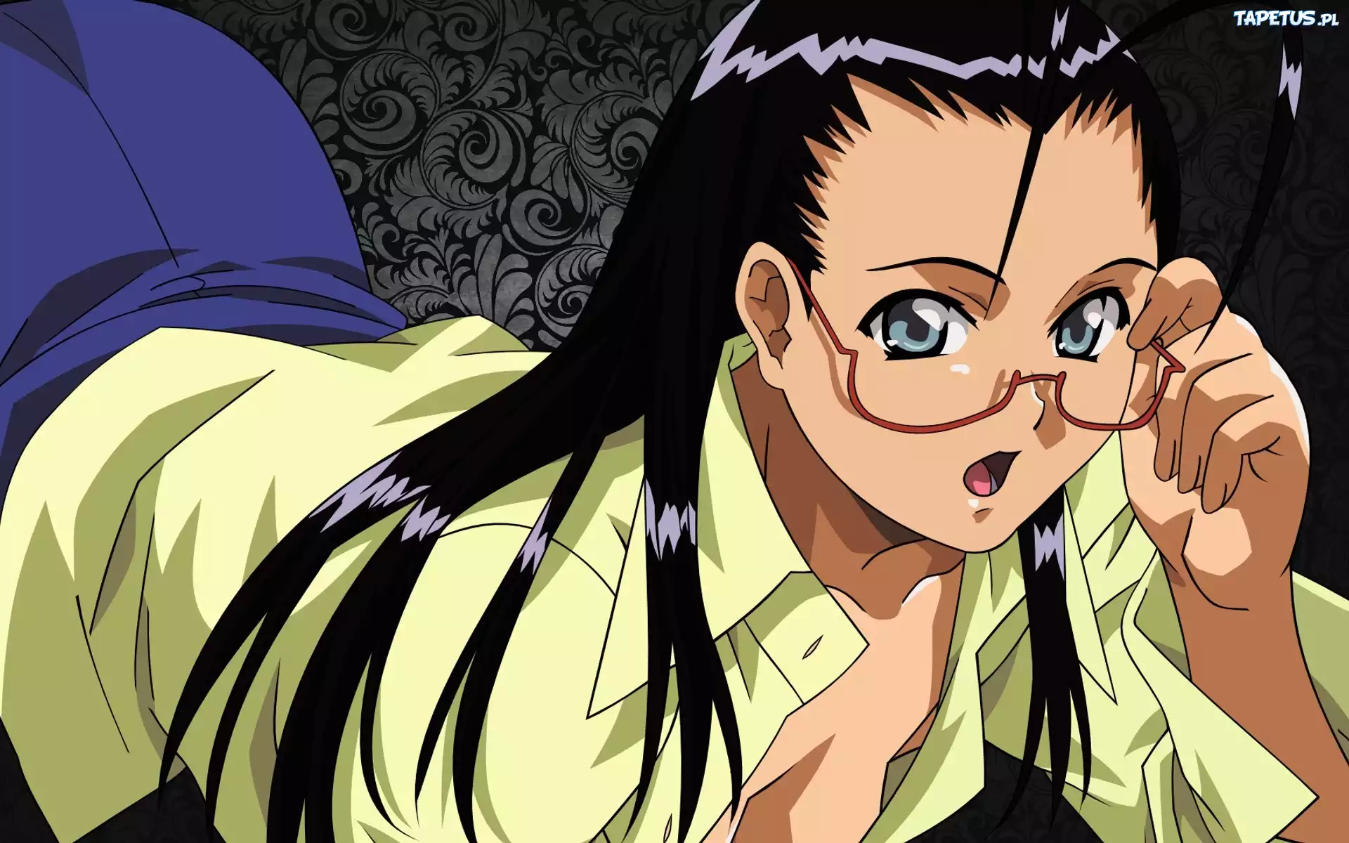 Kobieta, Okulary, Manga, Anime