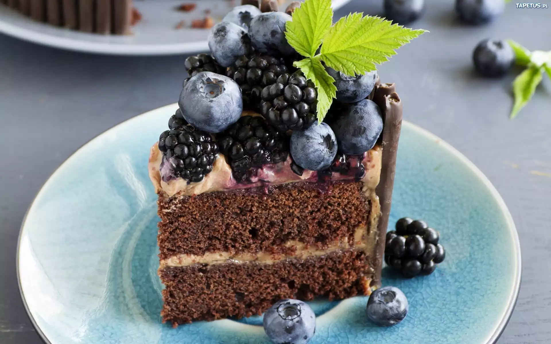 Tort, Kawalek, Owoce