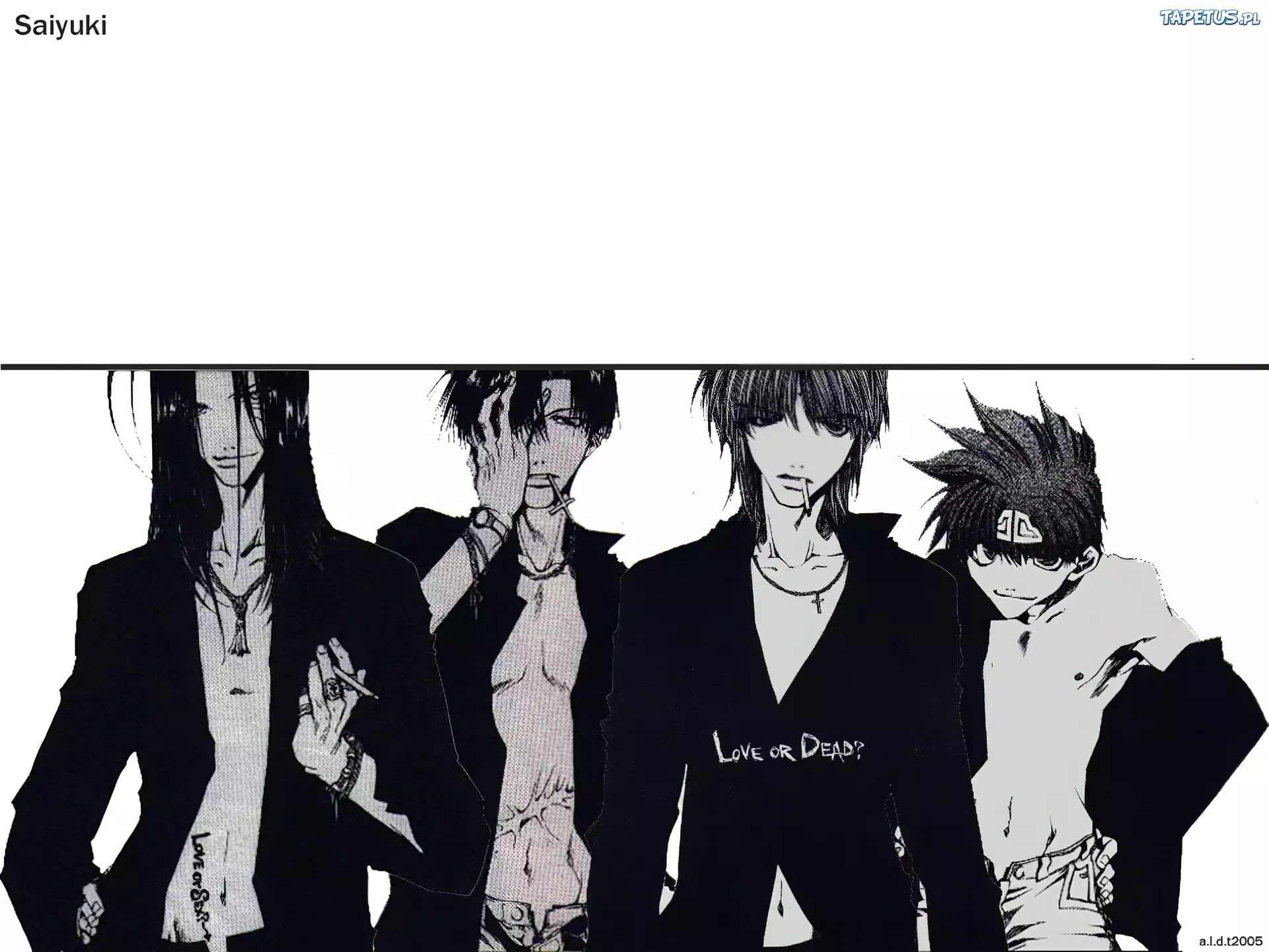 Saiyuki, love, dead, ludzie