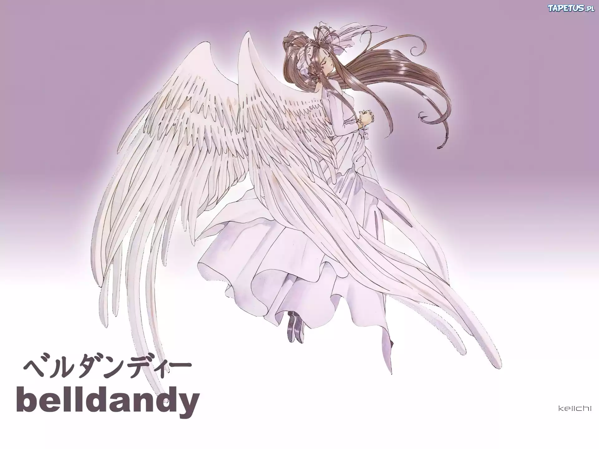 Oh My Goddess, kobieta, skrzydła