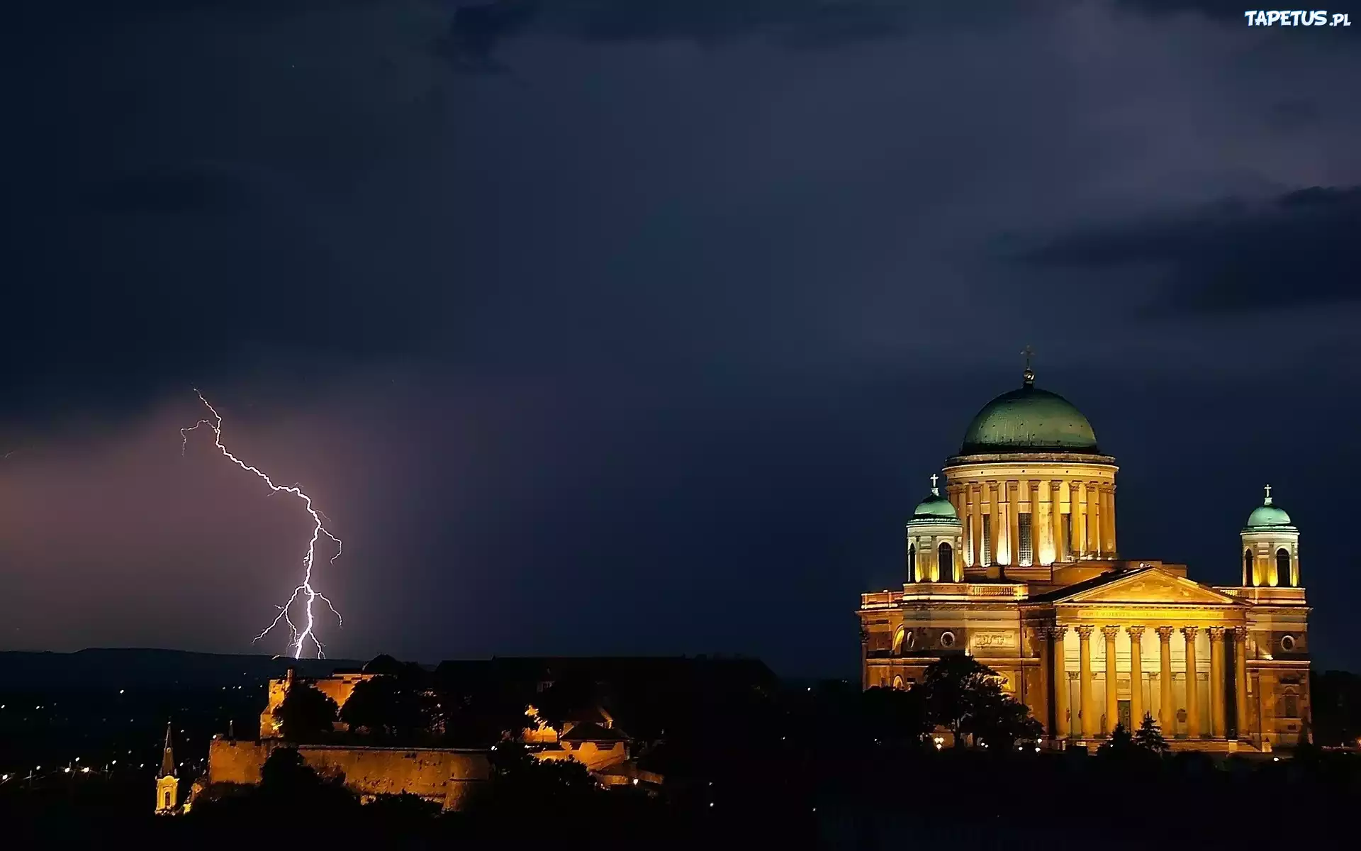 Bazylika, Esztergom, Węgry, Piorun