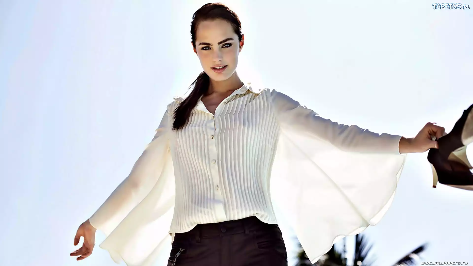 Marinet Matthee, Modelka, Biała, Bluzka