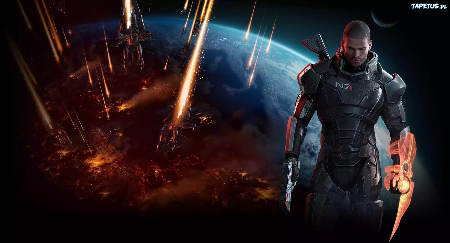 Mass Effect, Shepard, Żniwiarz, Ziemia