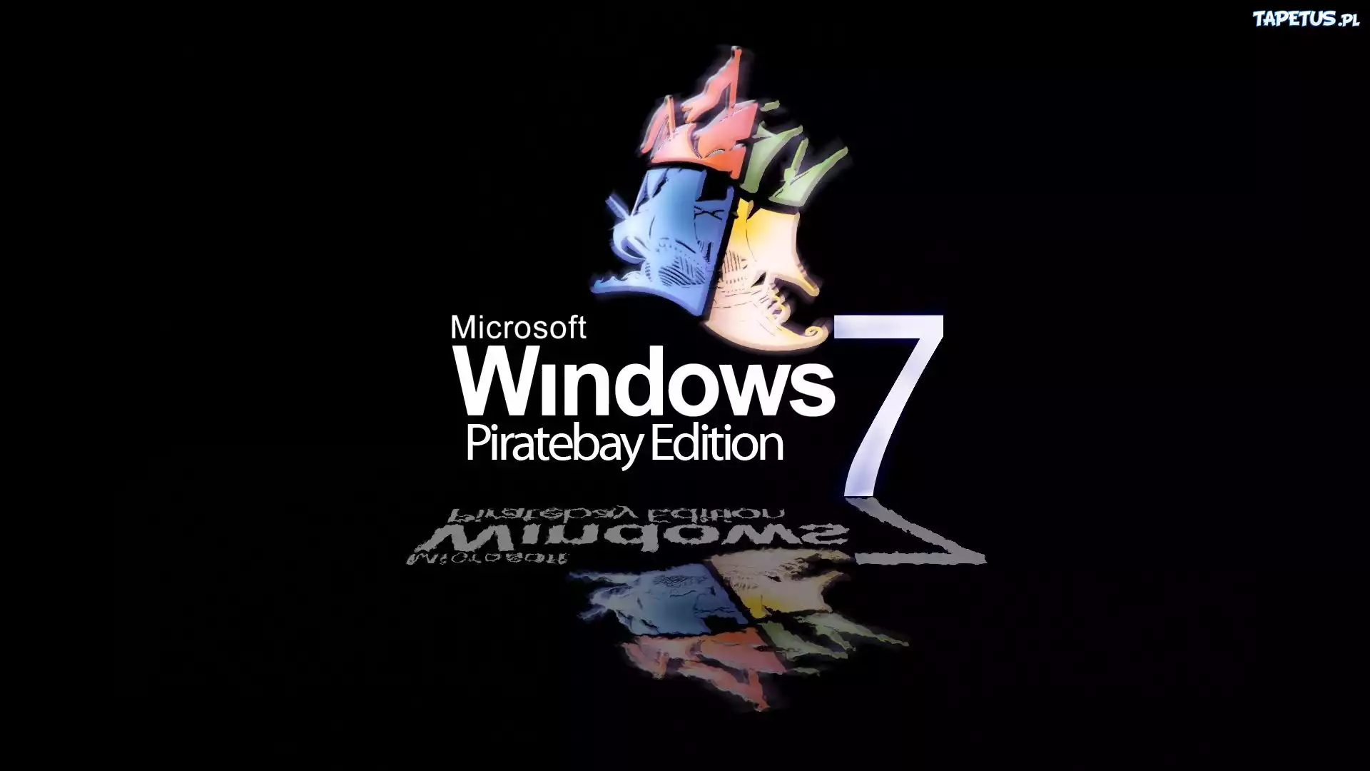 Windows, Seven, Statek, Kolory, Odbicie