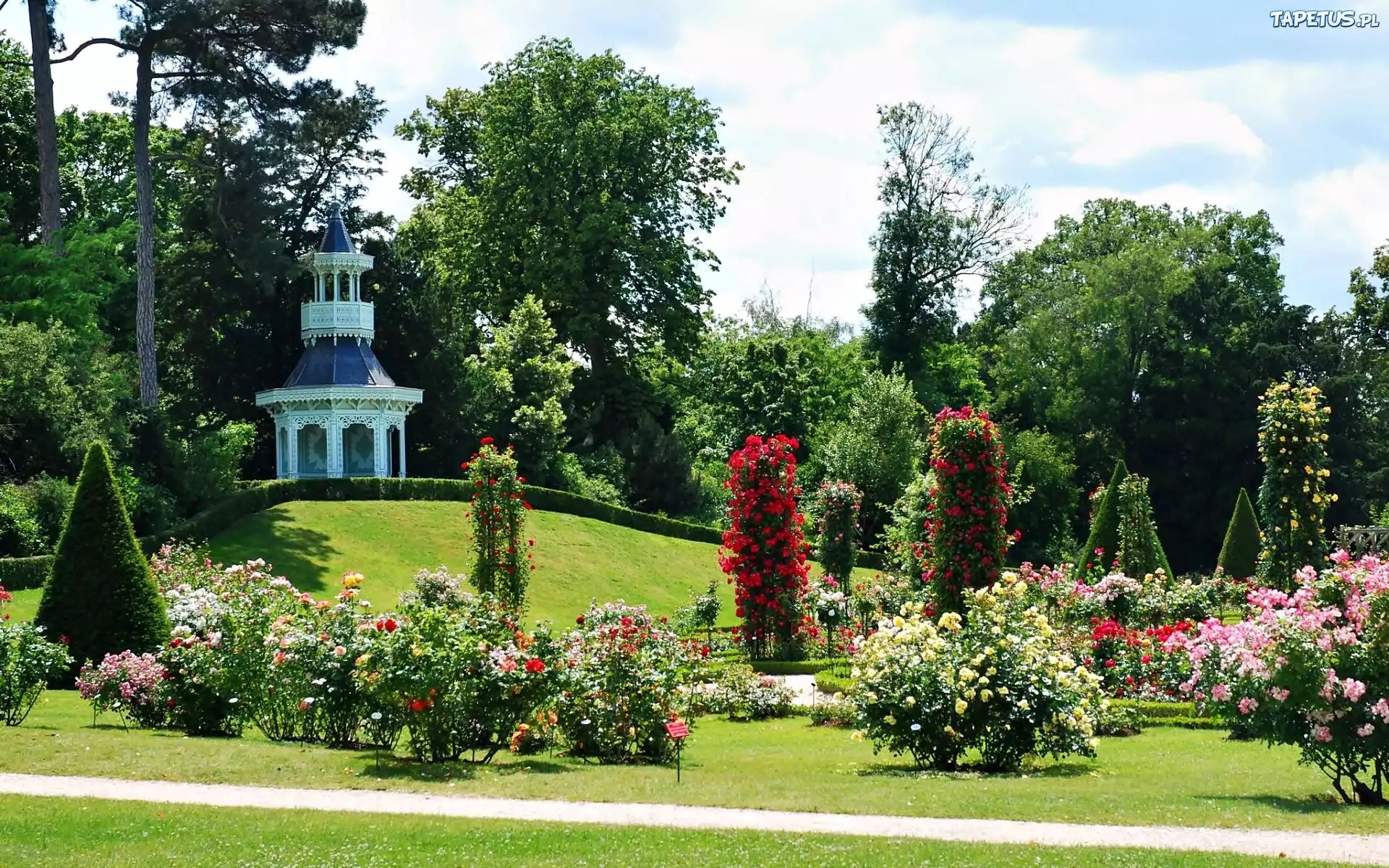 Park, Bagatelle, Paryż