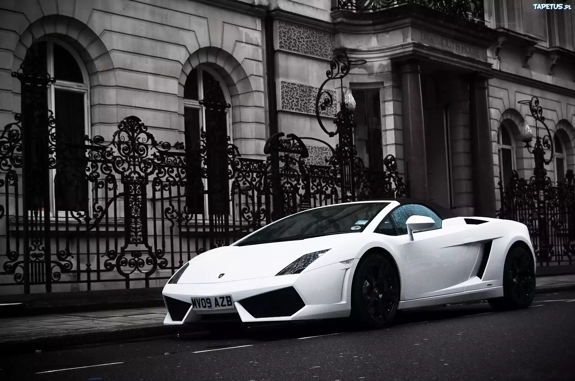Lamborghini, Gallardo, Samochód, Biały