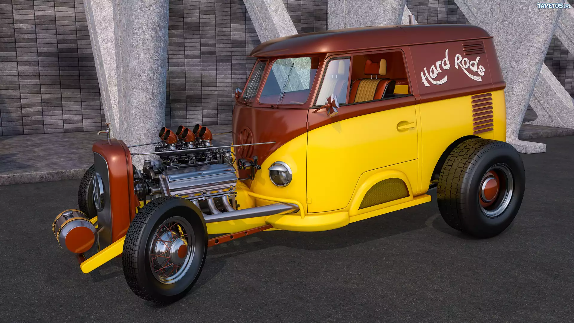 Zabytkowy, Volkswagen T1 Rod, 1950