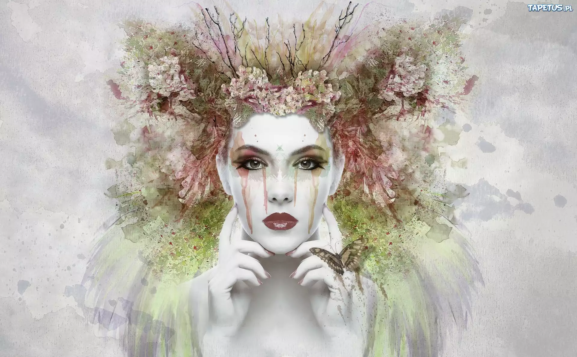 Kobieta, Fantasty, Paintography