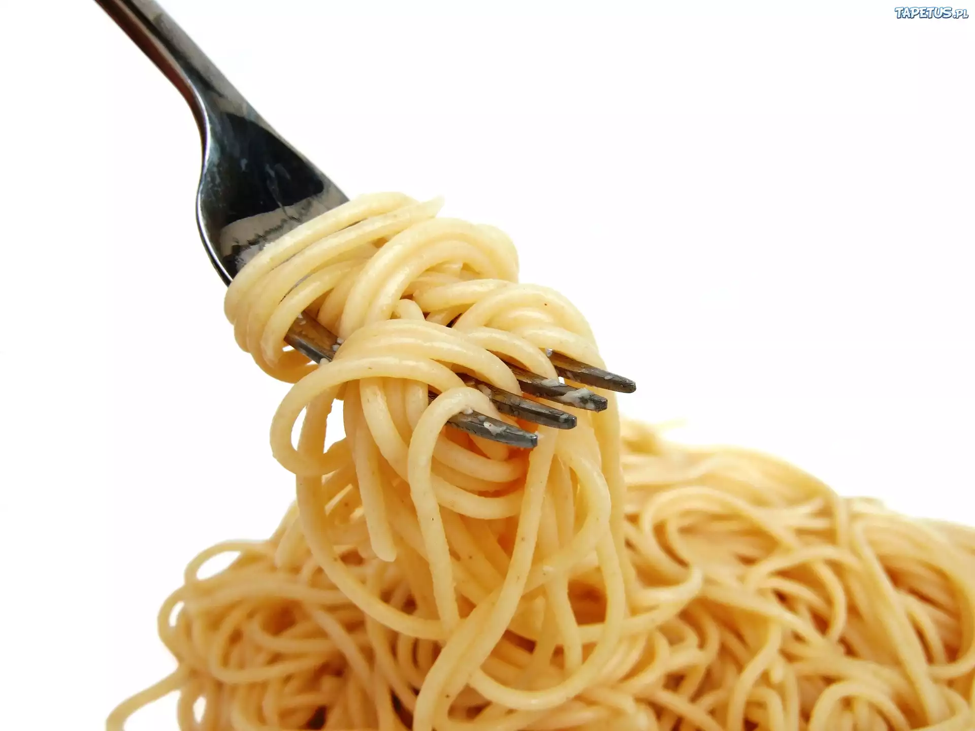 Spaghetti, Widelec