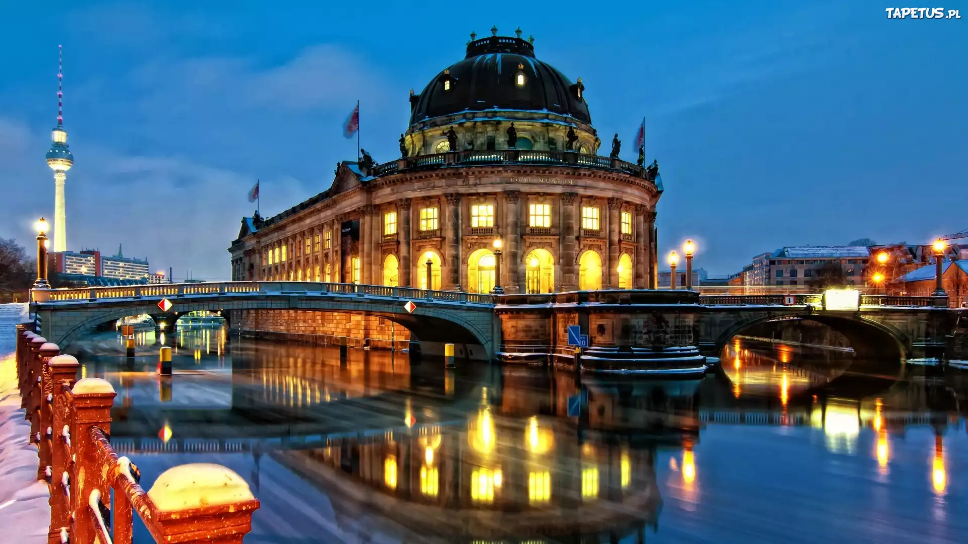 Niemcy, Berlin, Muzeum im. Bodego, Most, Wieża