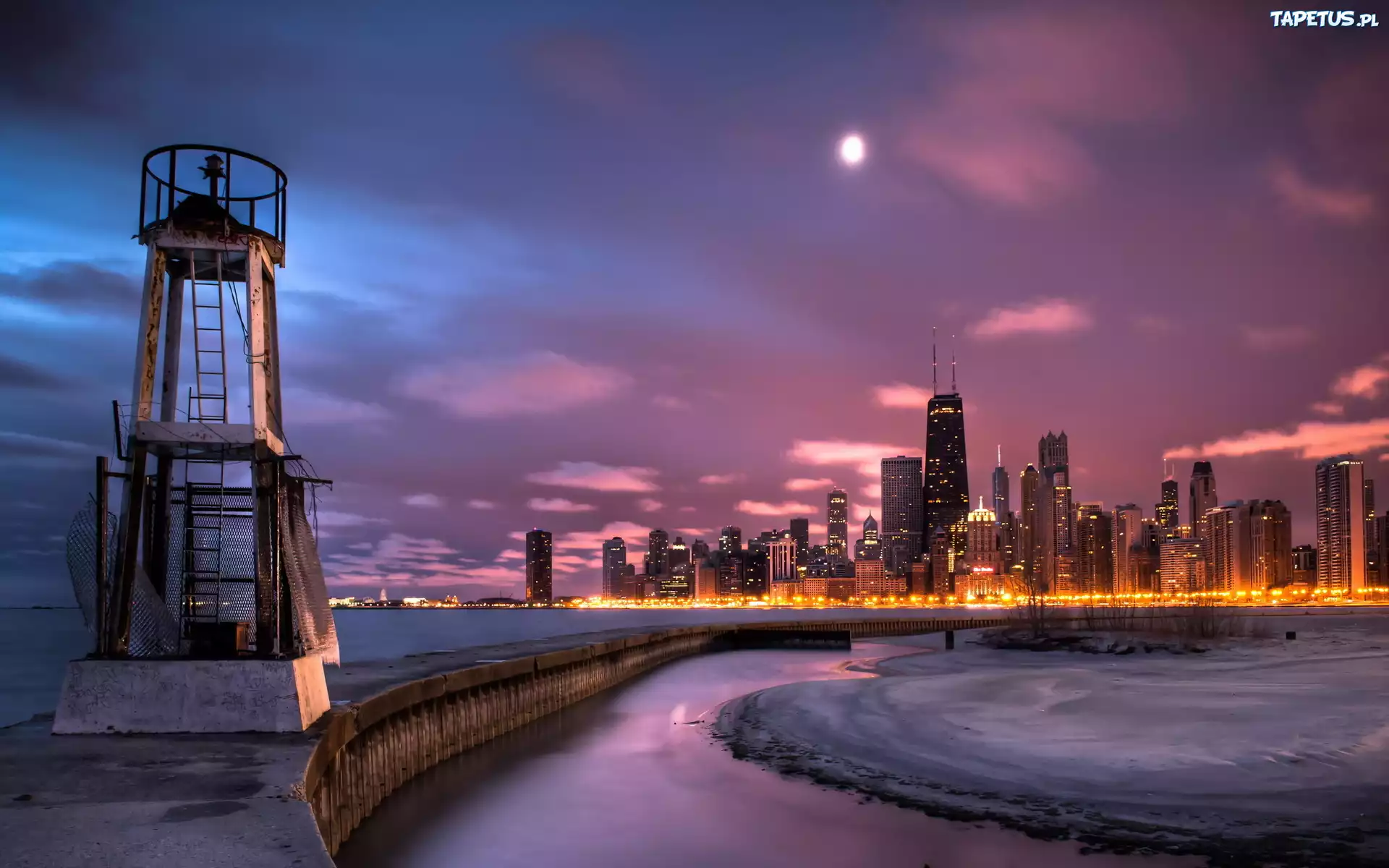 Chicago, Drapacze chmur, Noc