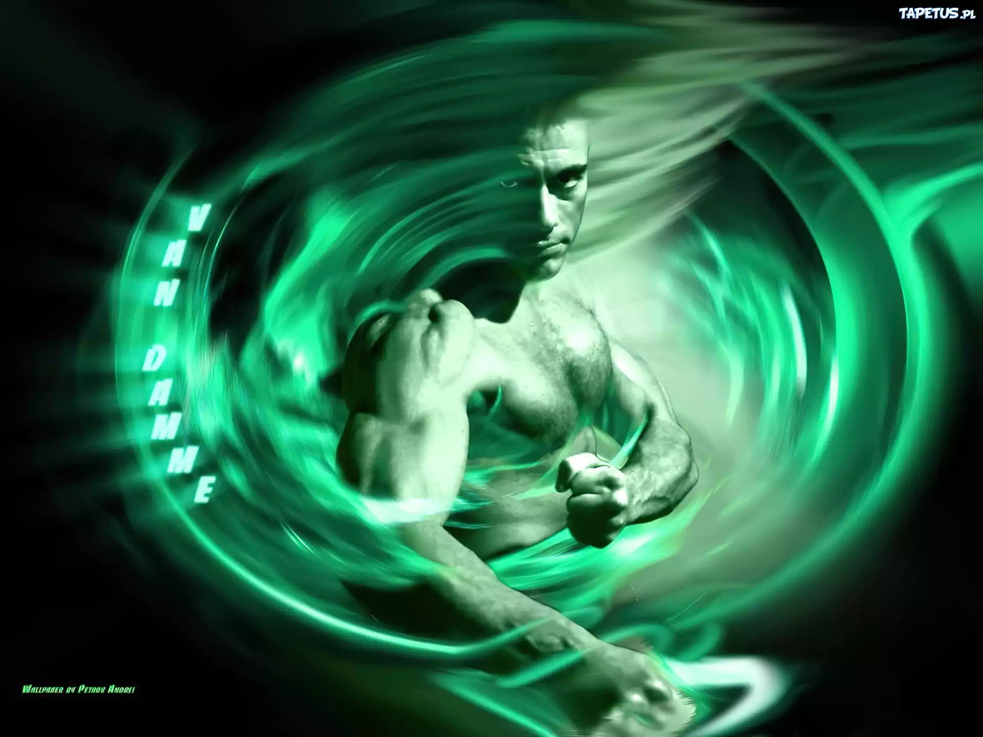 Jean Claude Van Damme,twarz