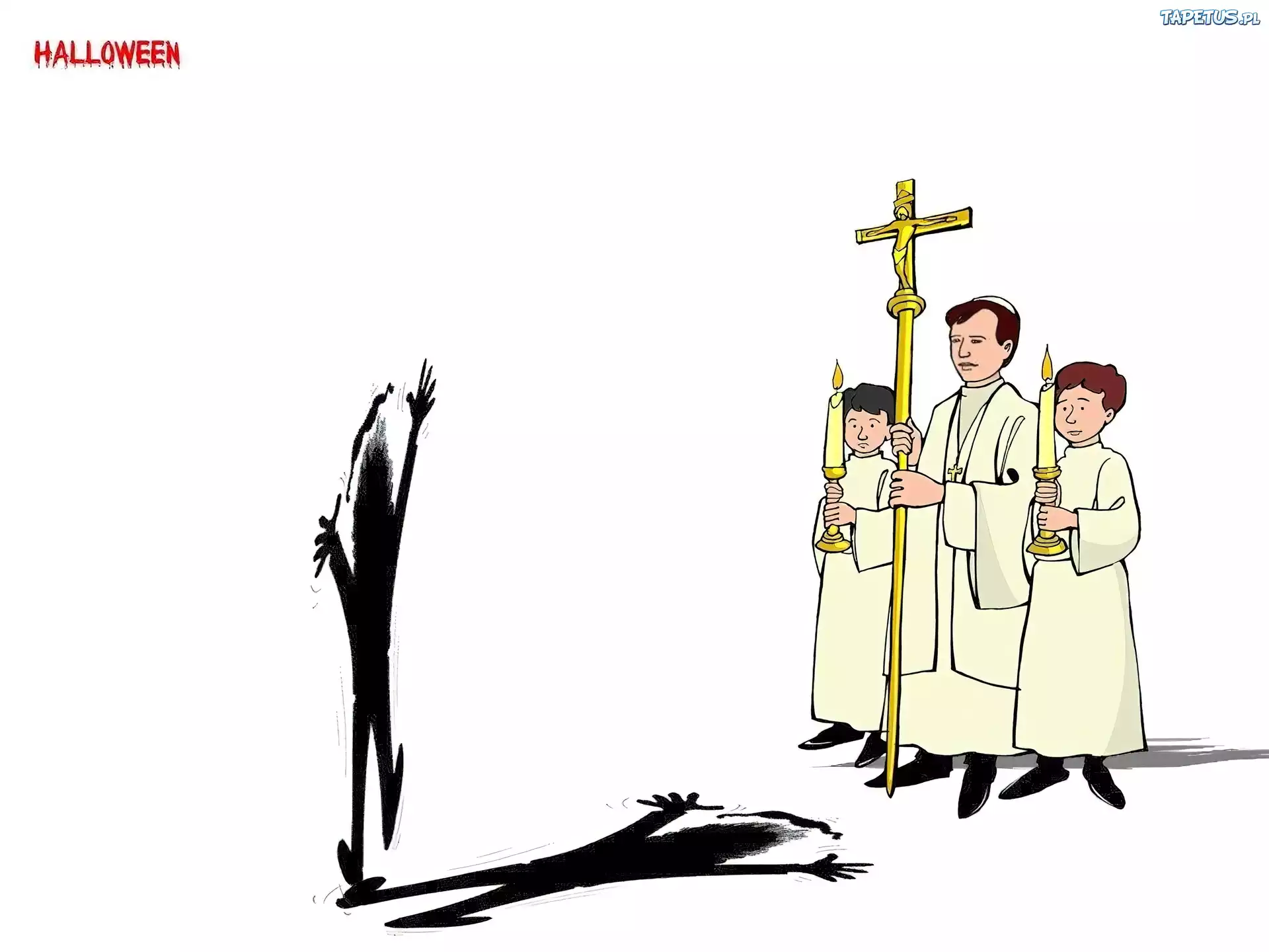 Halloween,ministranci