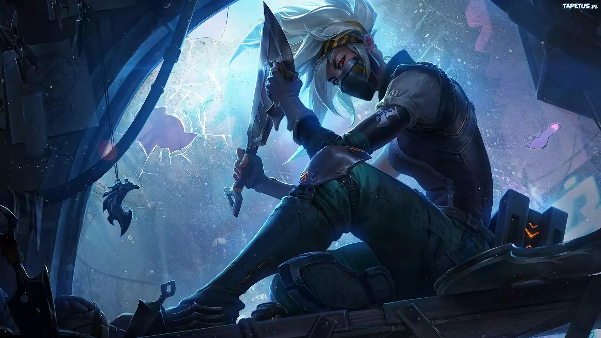 Gra, League of Legends, Bohaterka, Mistrz, Akali, Skryta Zabójczyni