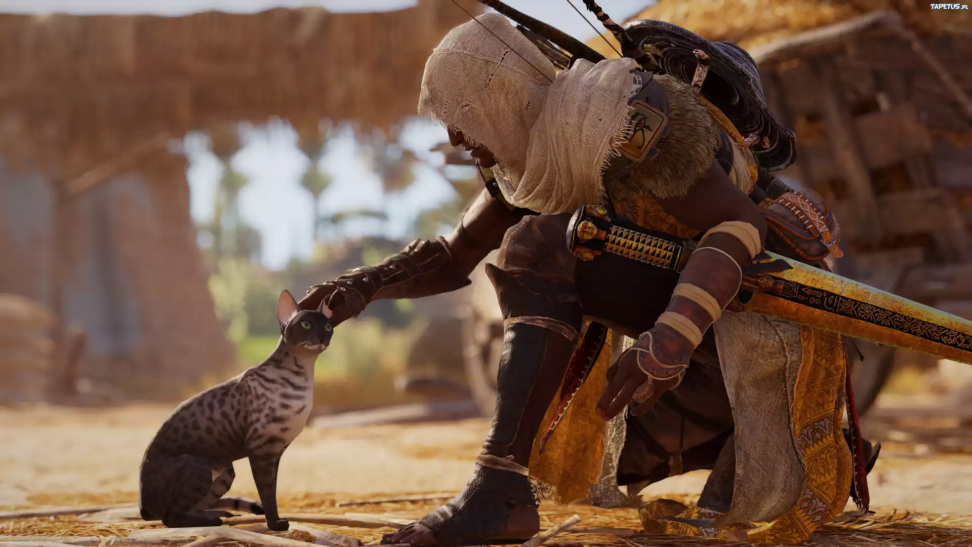 Assassins Creed Origins, Bayek, Kot
