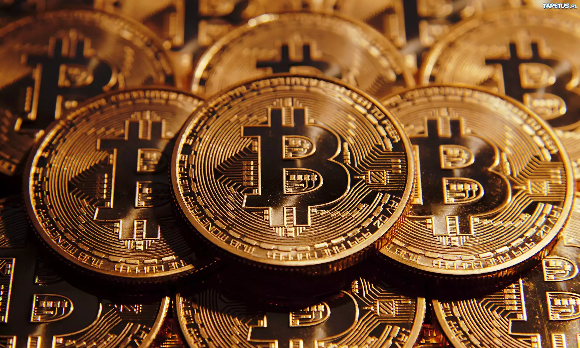 Pieniądze, Monety, Bitmonety, Bitcoiny, Kryptowaluty
