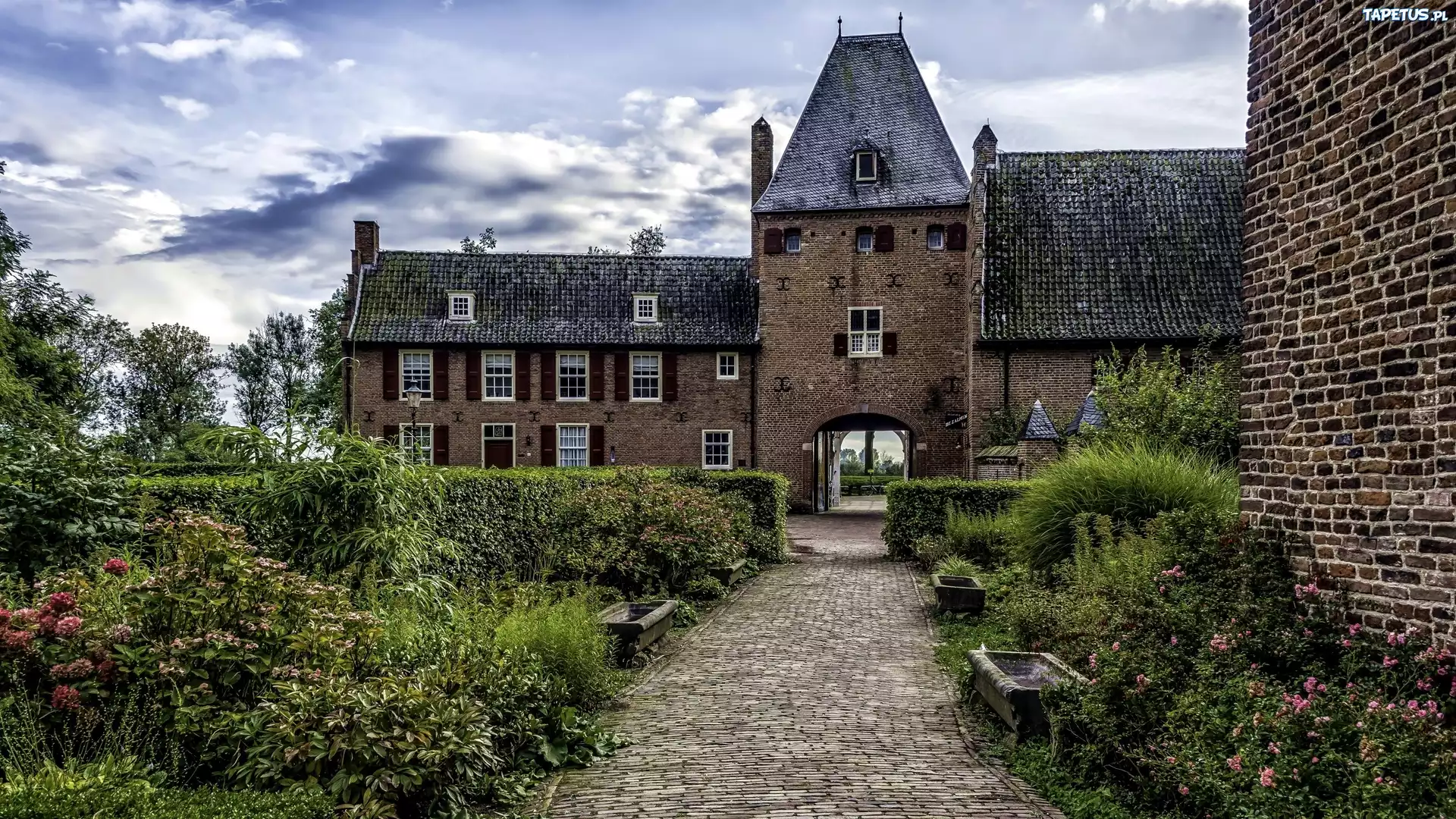 Zamek Doorwerth, Ogród, Miasto Arnhem, Holandia