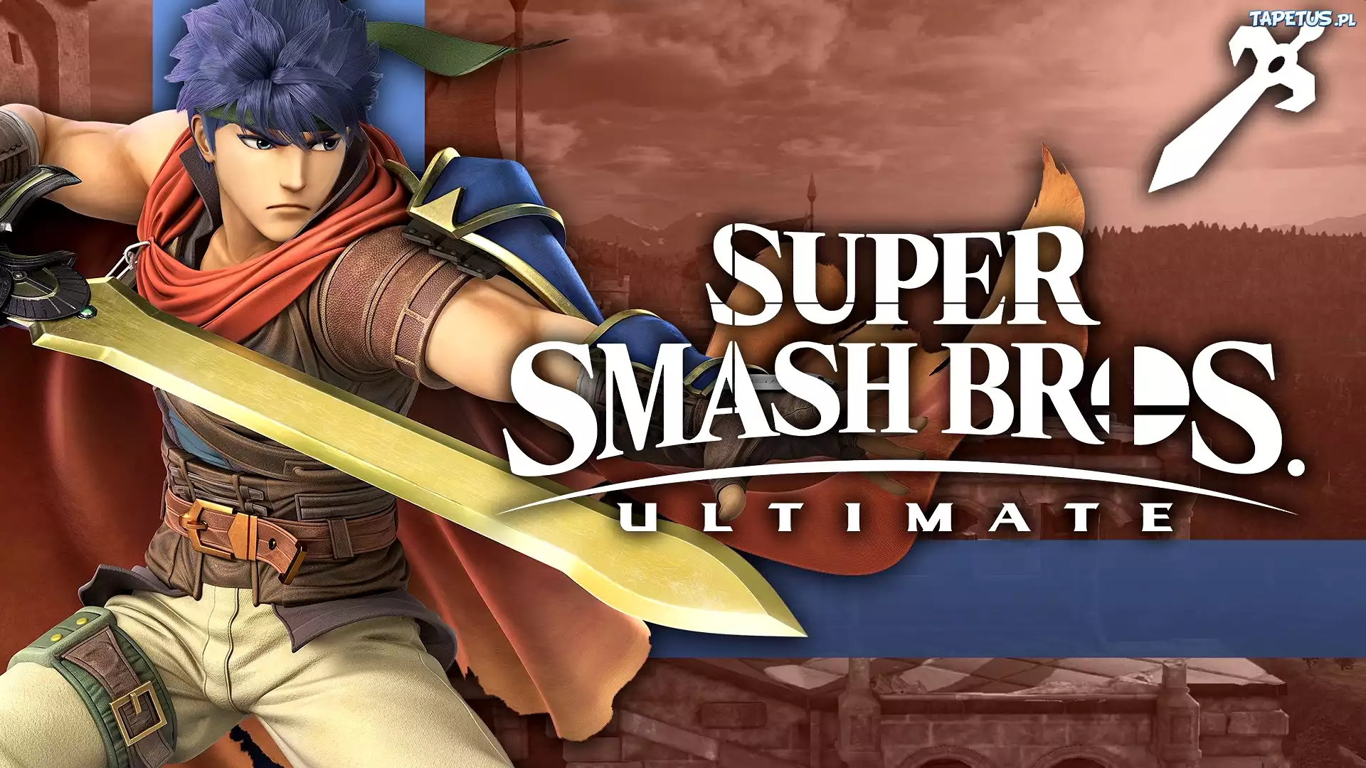 Gra, Super Smash Bros, Ultimate, Bohater, Miecz