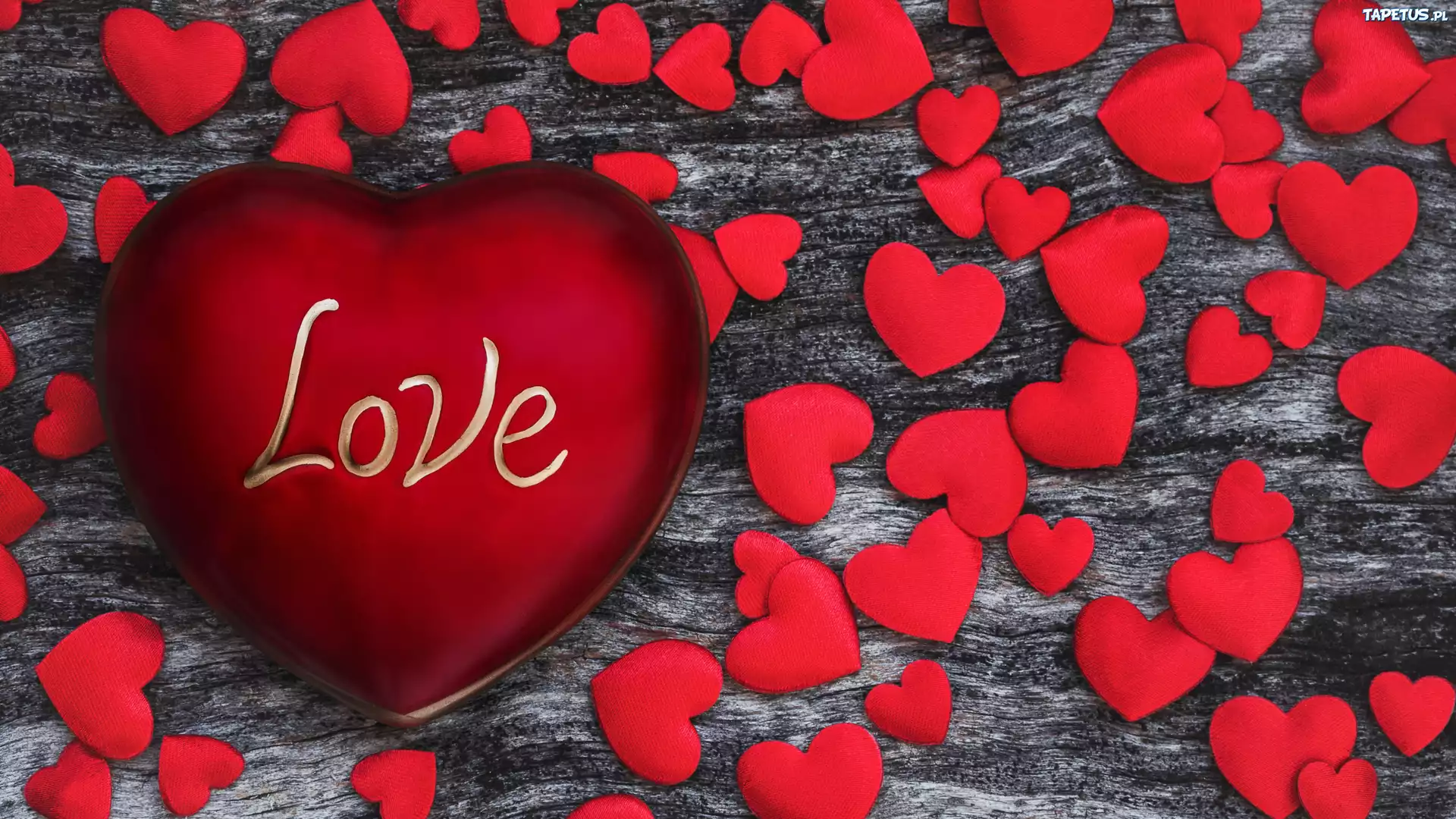 Serce, Napis, Love, Serduszka