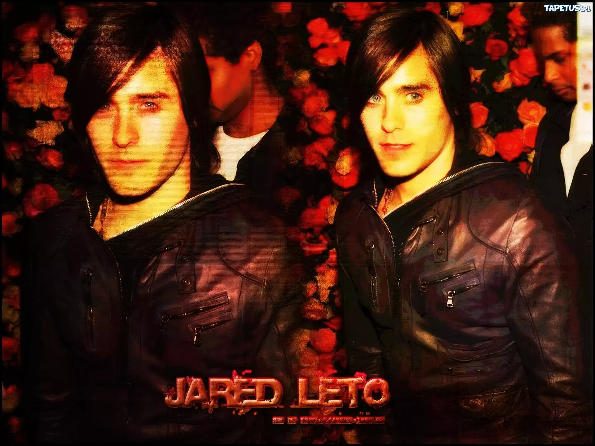 Jared Leto,kurtka skórzana