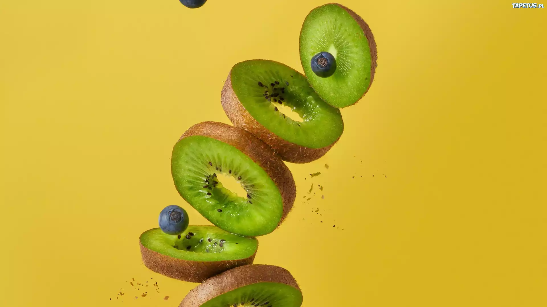 Kiwi, Jagody, Plastry