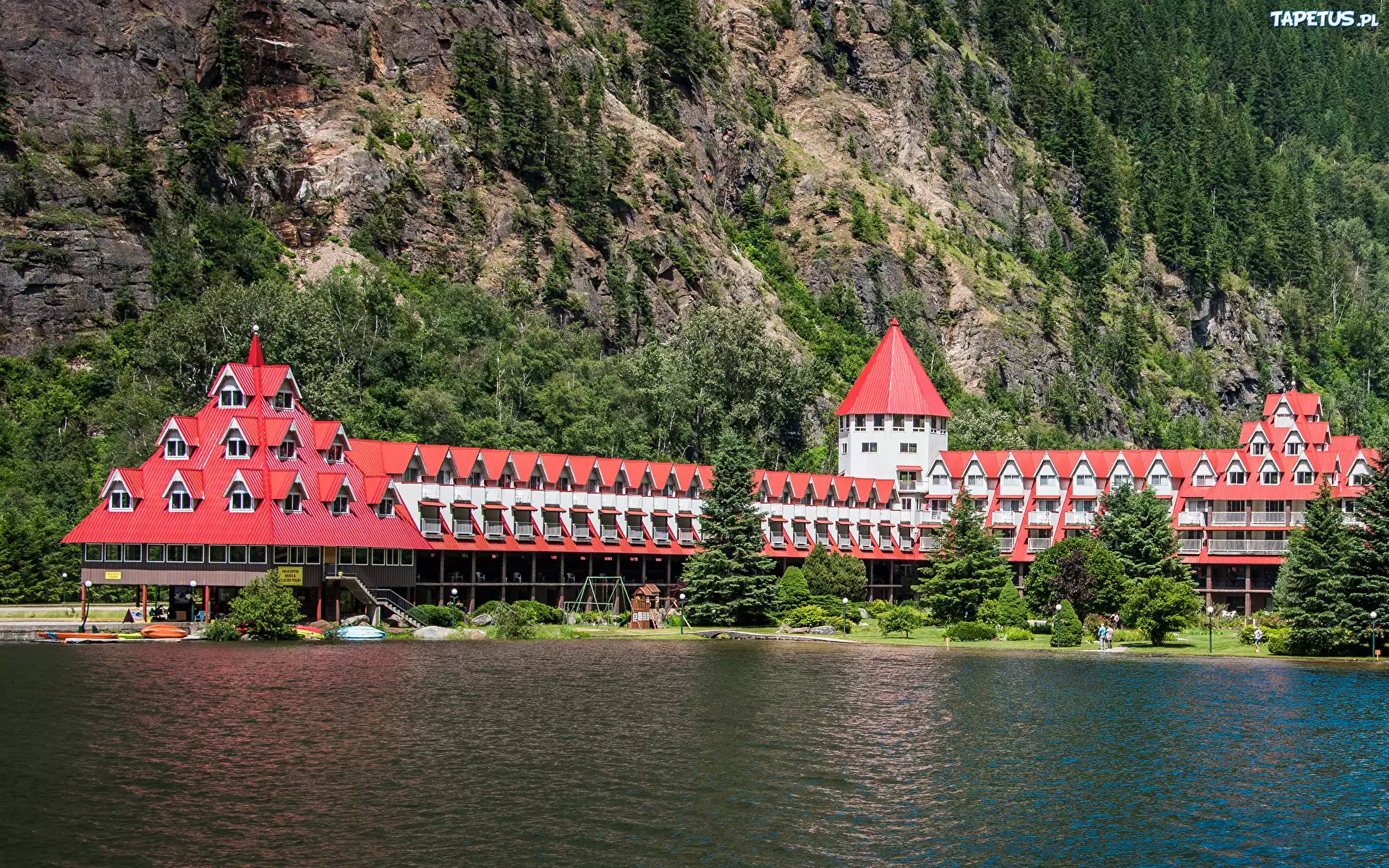 Hotel, Three Valley Lake Chateau, Revelstoke, Prowincja Kolumbia Brytyjska, Kanada