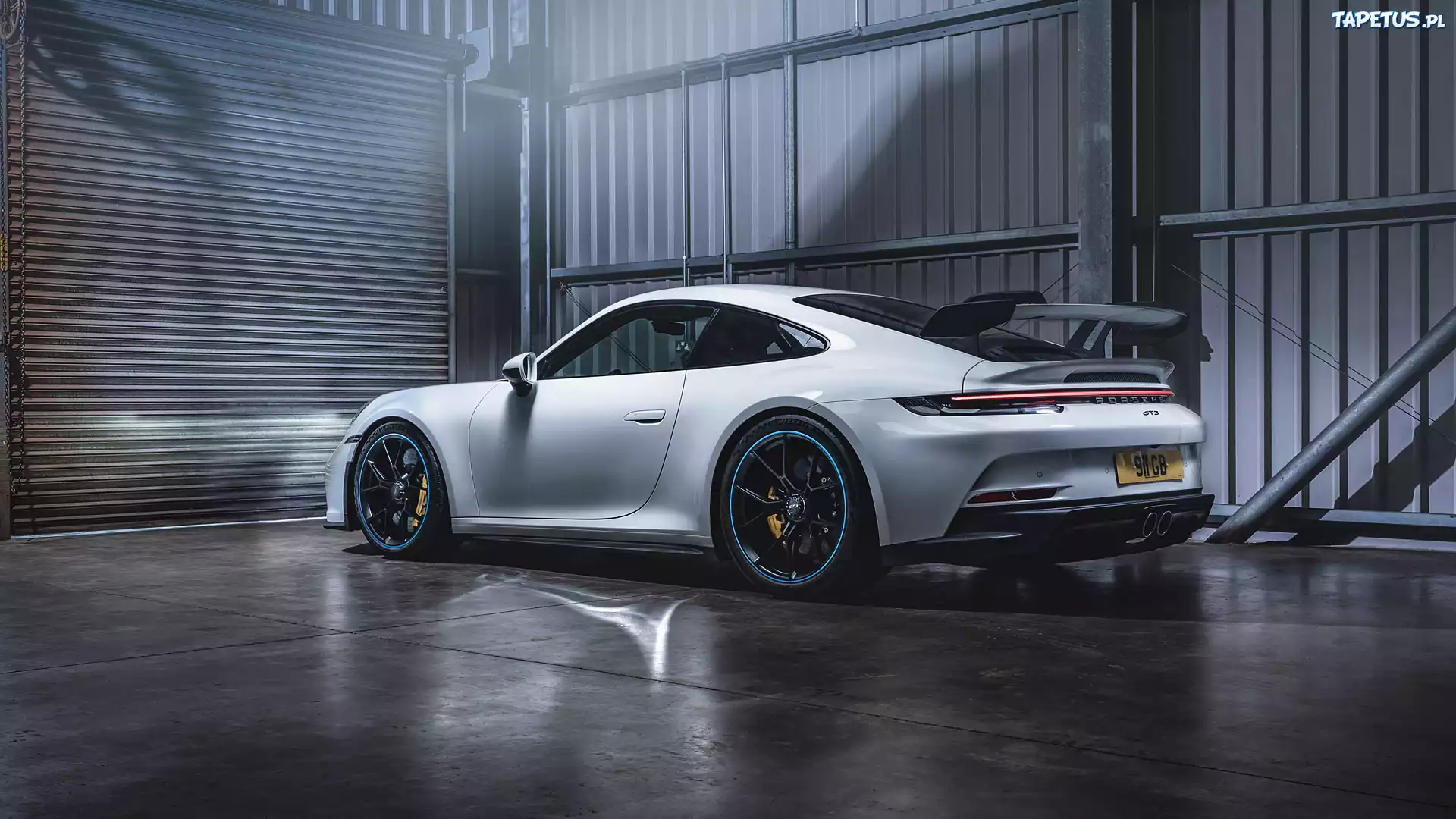 Białe, Porsche 911 GT3, Garaż