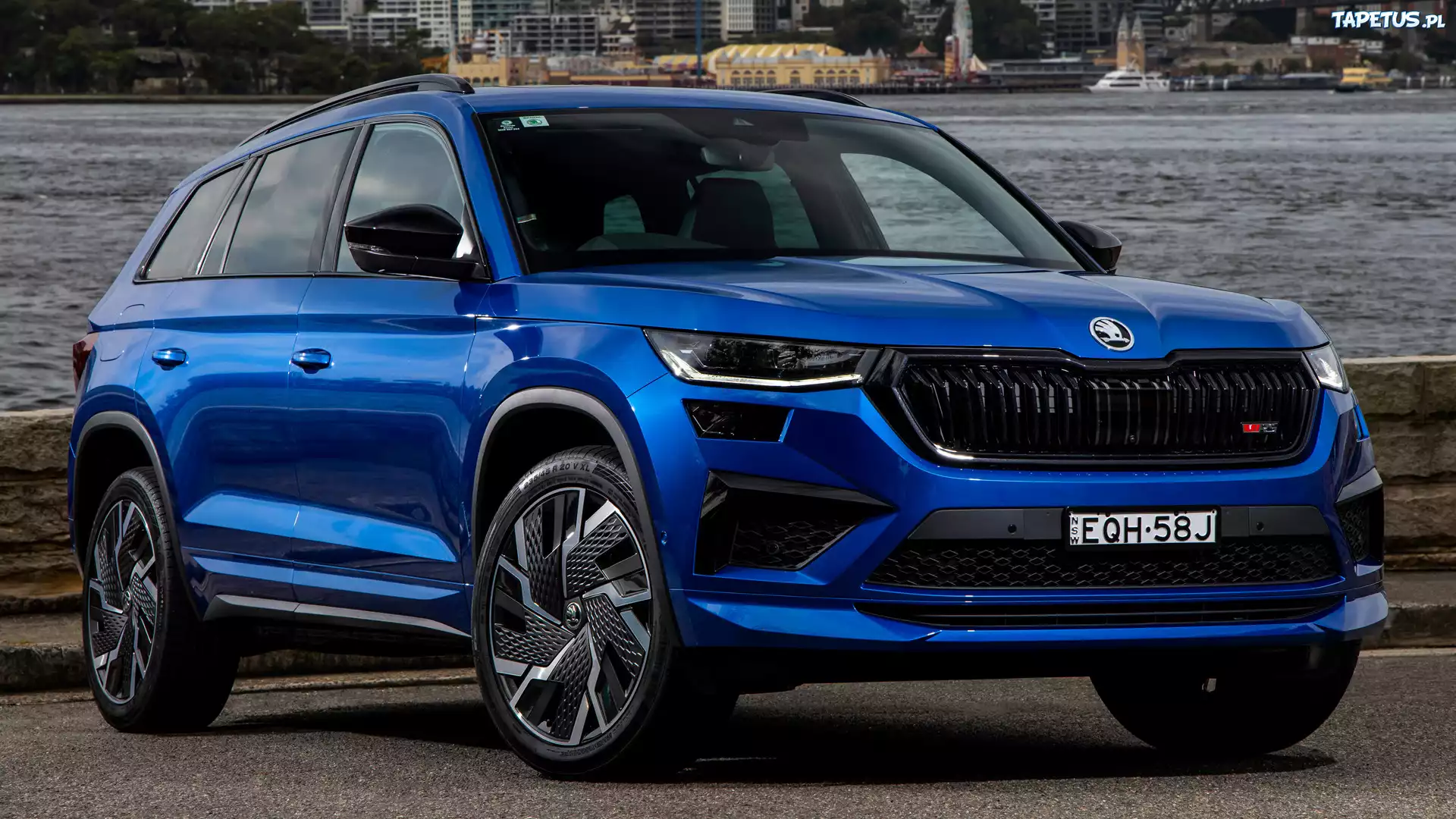 Niebieska, Skoda Kodiaq RS