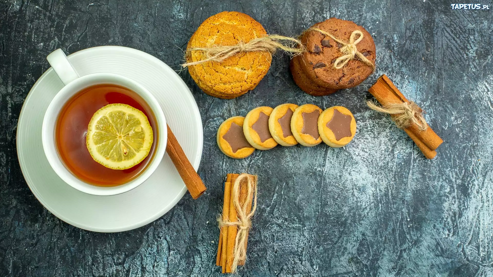 Ciasteczka, Herbata, Filiżanka