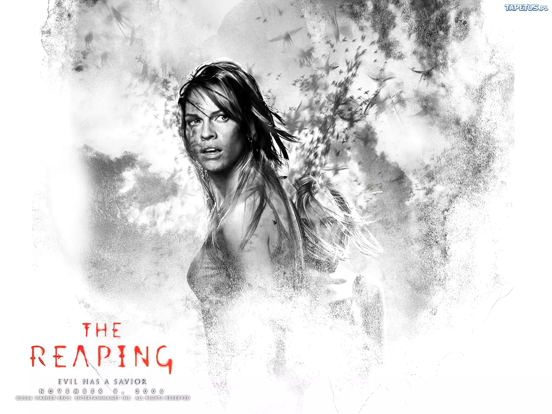Reaping, Hilary Swank, rysunek
