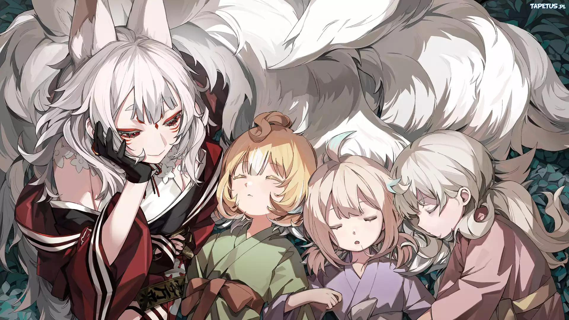 Anime, Cztery, Postacie, Sen