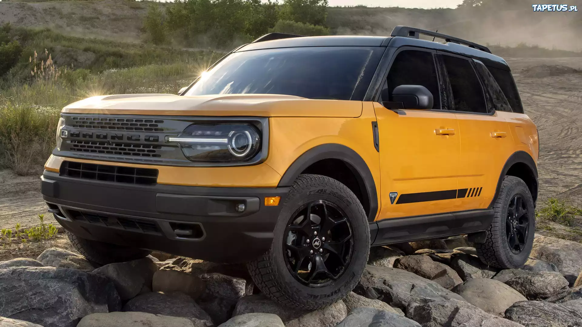 Żółty, Ford Bronco, 2020