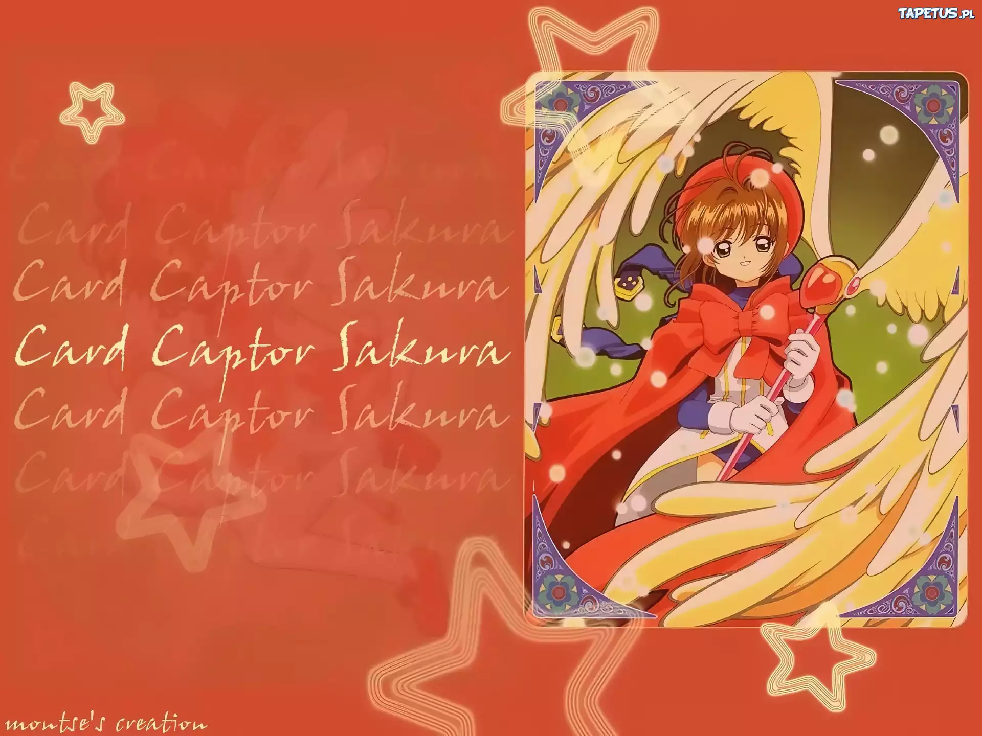 Cardcaptor Sakura, postać, karta, napisy, gwiazda