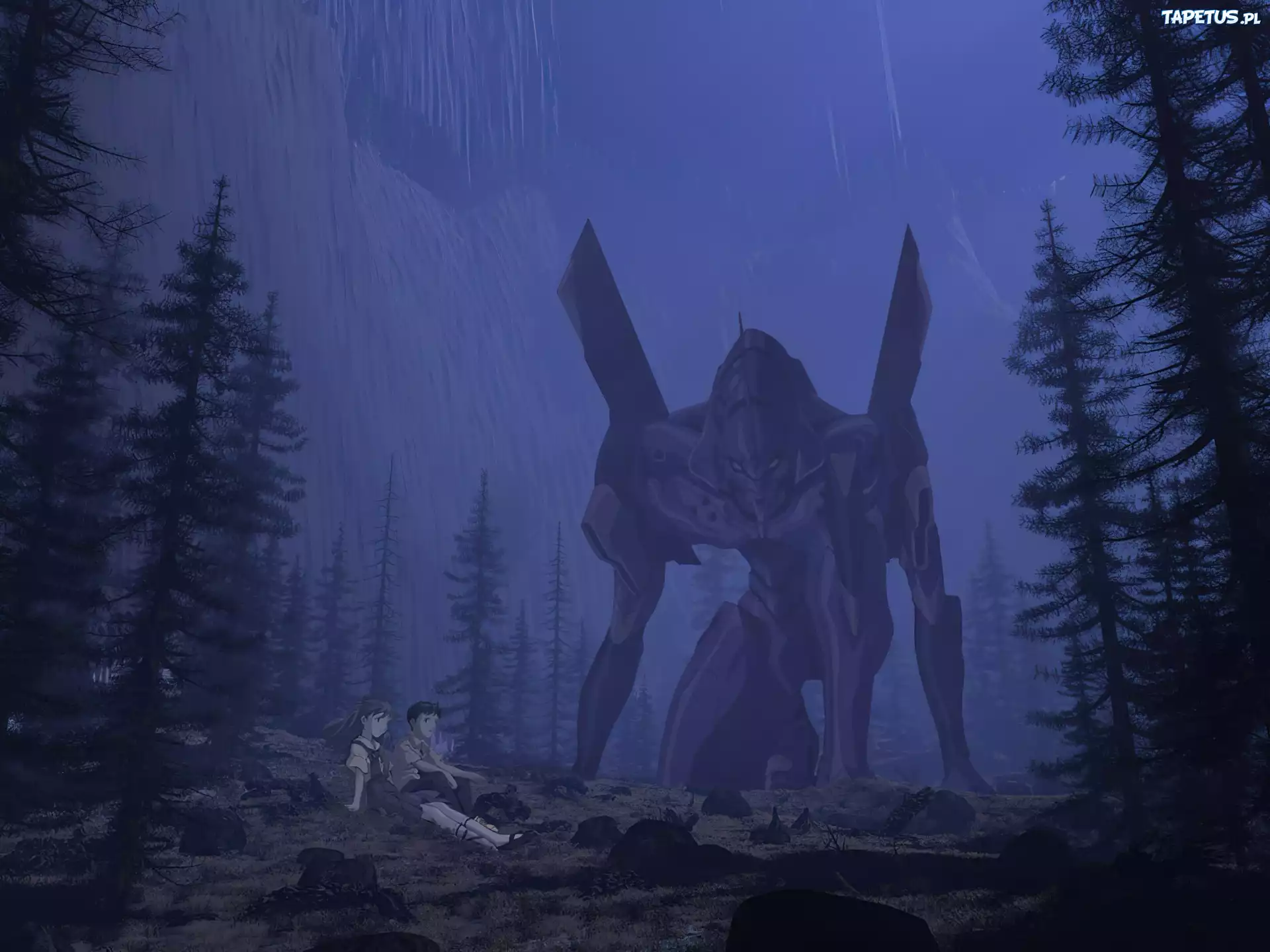 Neon Genesis Evangelion, ludzie, las, postać