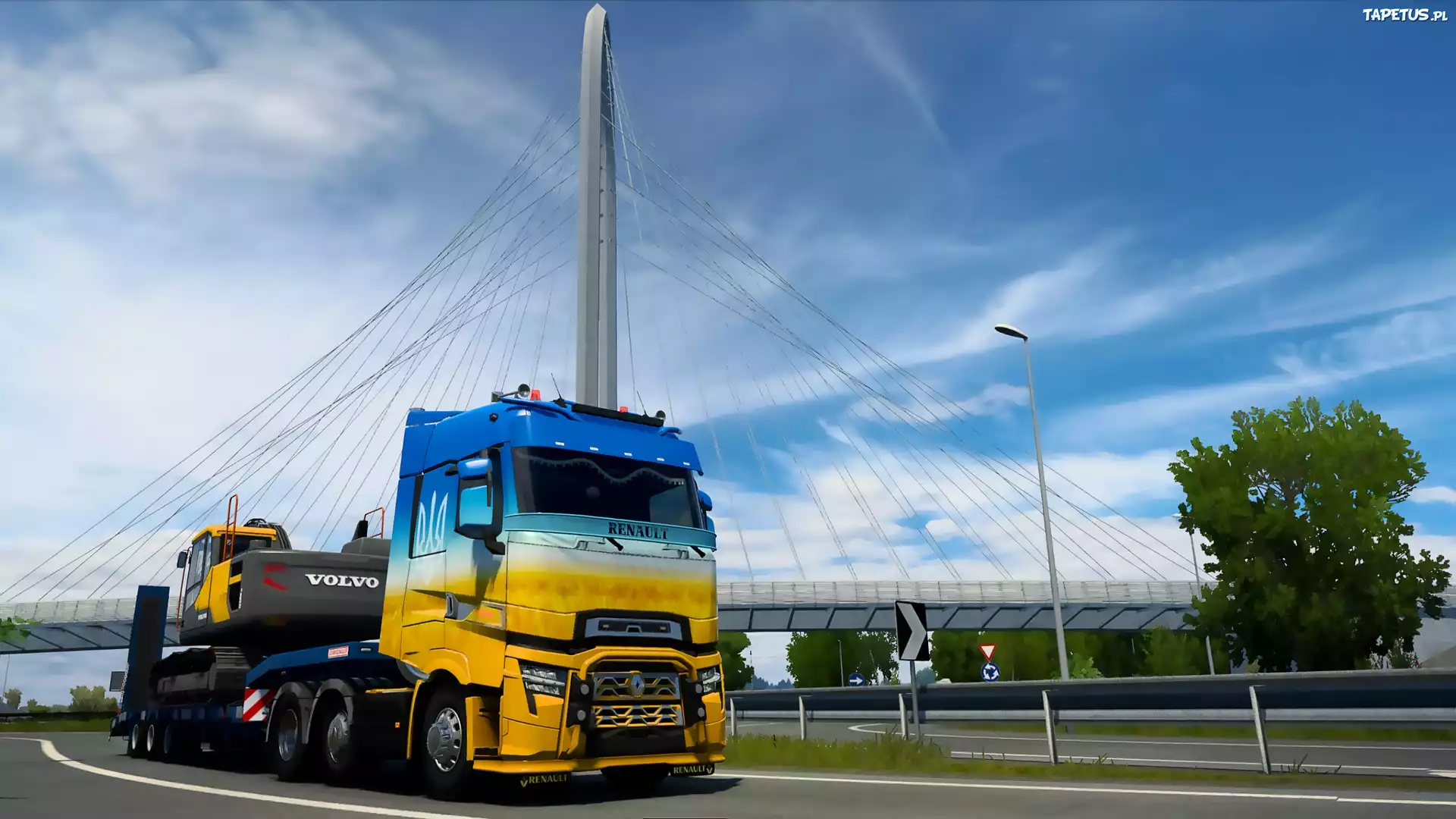 Gra, Euro Truck Simulator 2, Renault ETS2, Ciężarówka