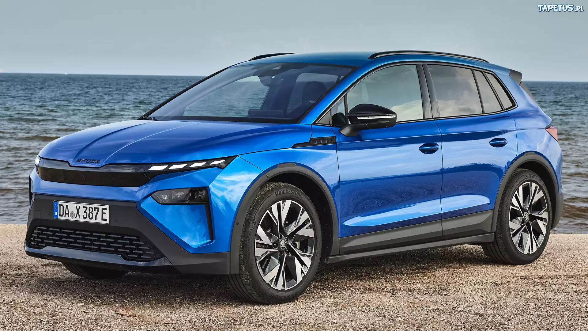 Niebieska, Skoda Elroq, Sportline