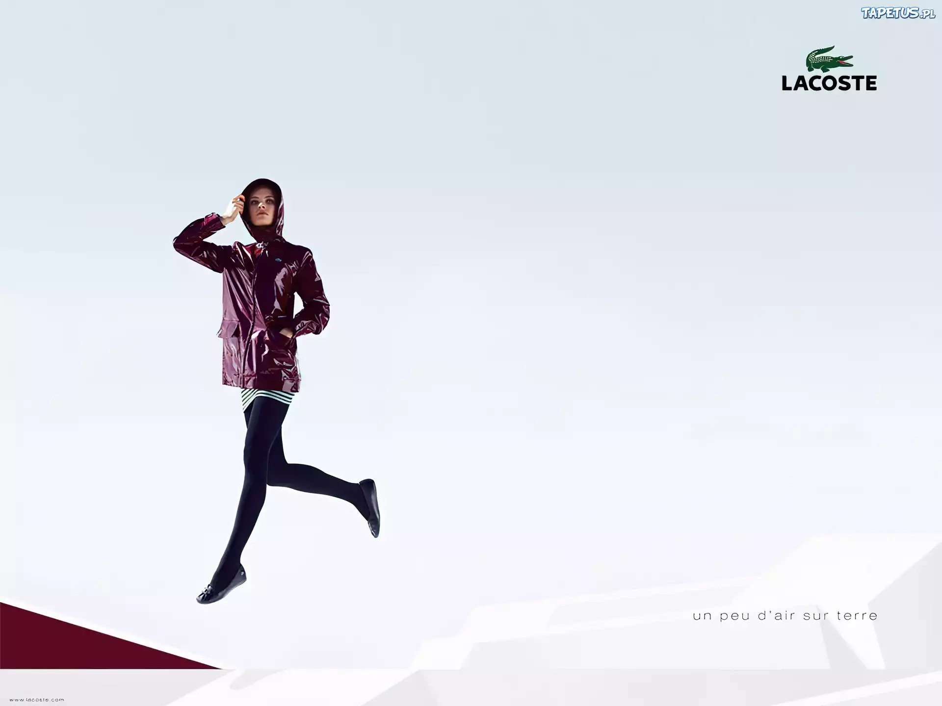 Lacoste, kobieta, kurtka, przeciwdeszczowa