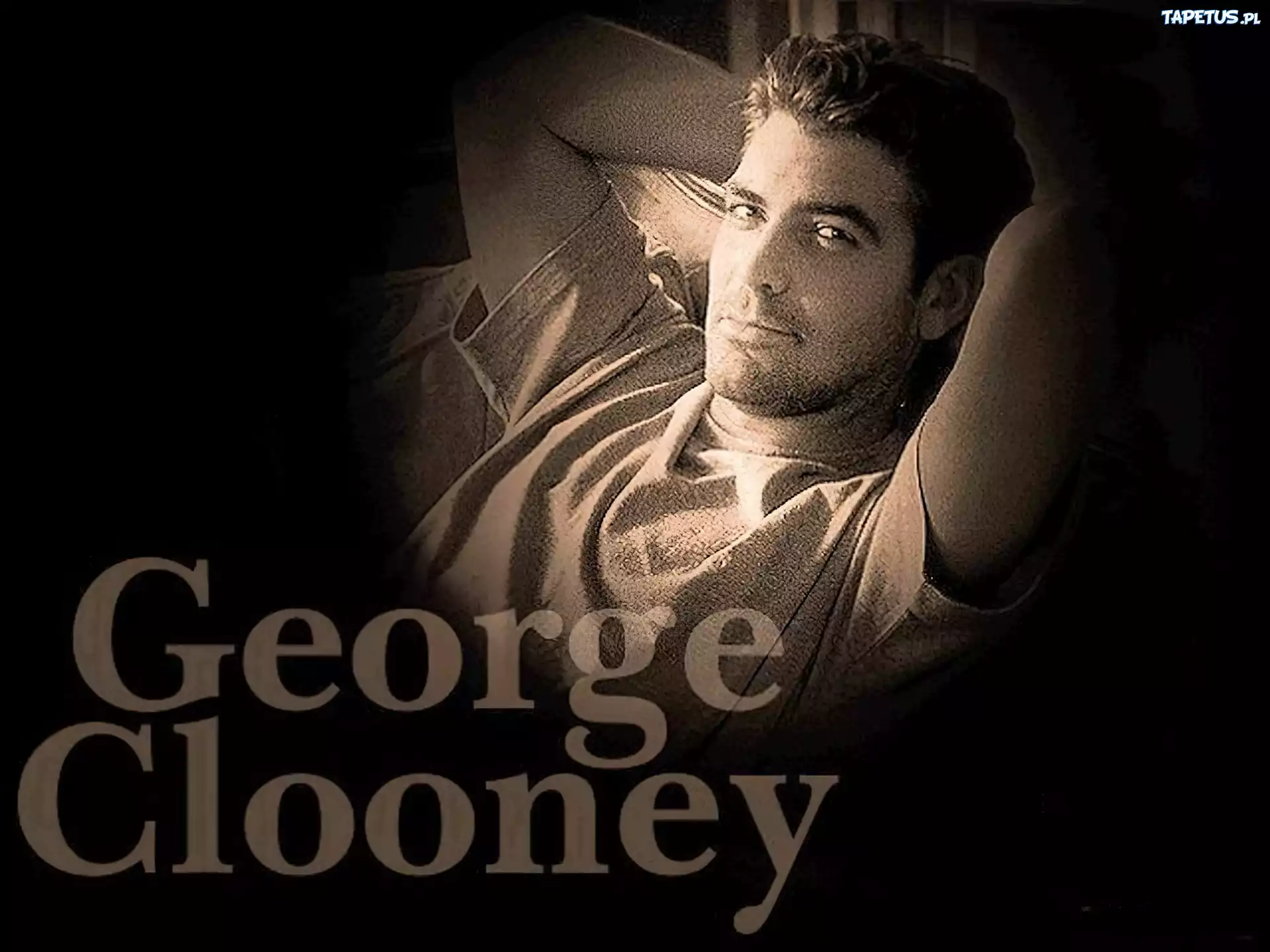 George Clooney,ciemne włosy