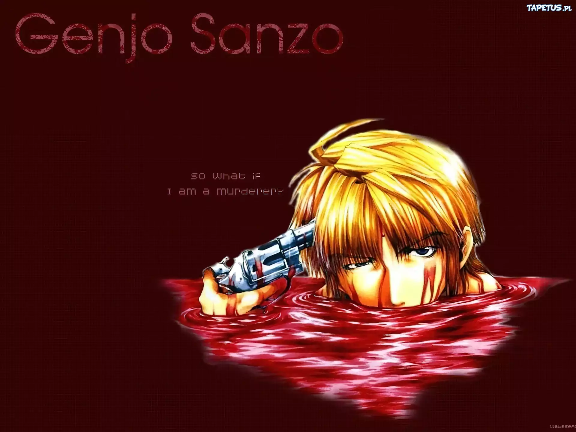 Saiyuki, morderca, krew