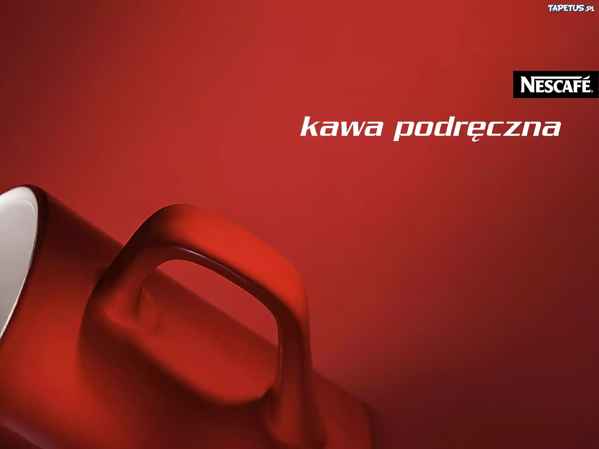 Nescafe, ucho, kubka